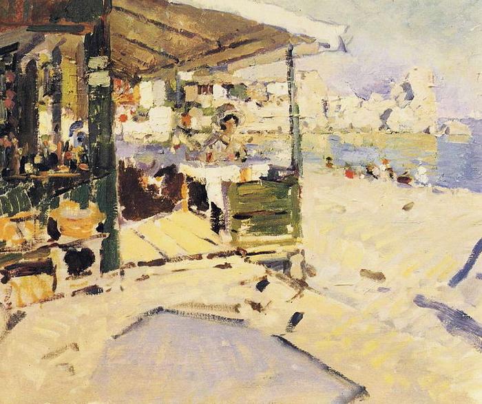 Konstantin Alexeievich Korovin On the Seashore in the Crimea France oil painting art